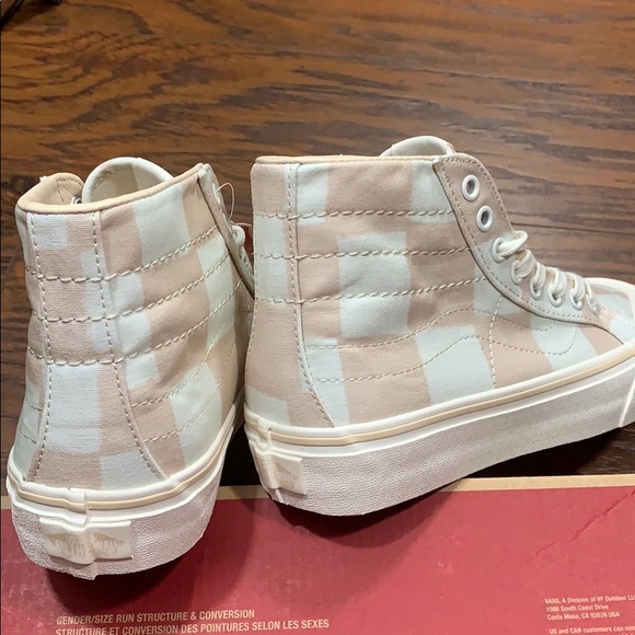 VANS SK8-Hi DECON BIG CHECKERBOARD Mcdmia/MrshmWMN - Picture 4 of 16